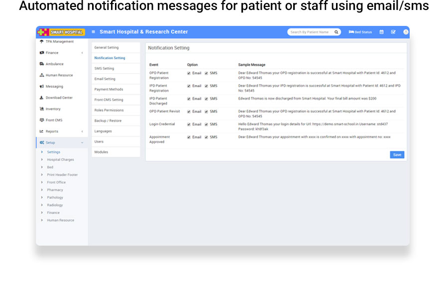 Smart Hospital : Hospital Management System - 24